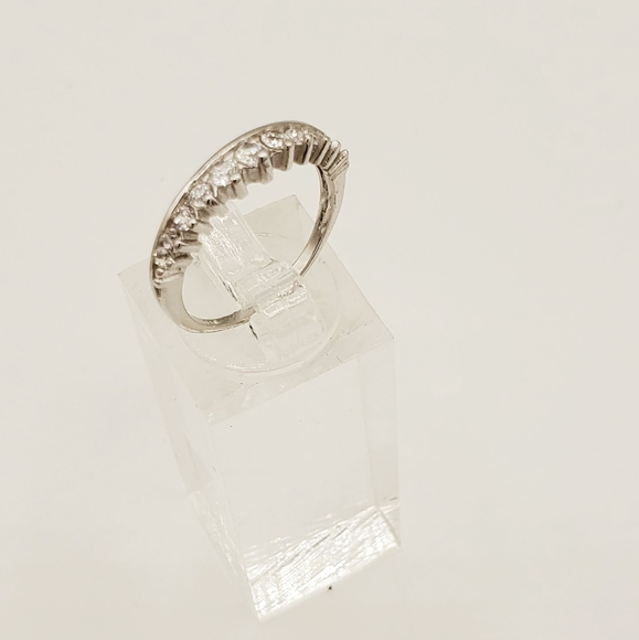 Sterling silver & cz ring NIB - Picture 8 of 9
